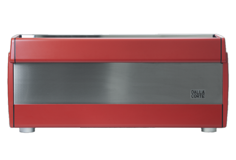 Эспрессо-кофемашина DALLA CORTE EVO2 (4 группы) Искрящийся красный