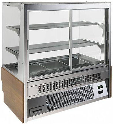 Витрина кондитерская Refettorio Crystal RKC21A-MV с 2 полками