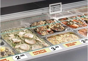 Стол охлаждаемый шведский Enofrigo FAST GOURMET ISOLA DOPPIA RF+RF 2000 A1FASTGORFRF20P