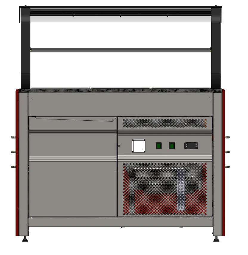 Прилавок холодильный Refettorio RС12AS Case