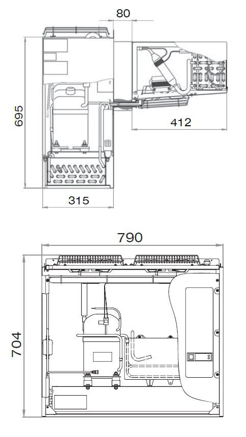 Низкотемпературный моноблок Polair MB 211 S