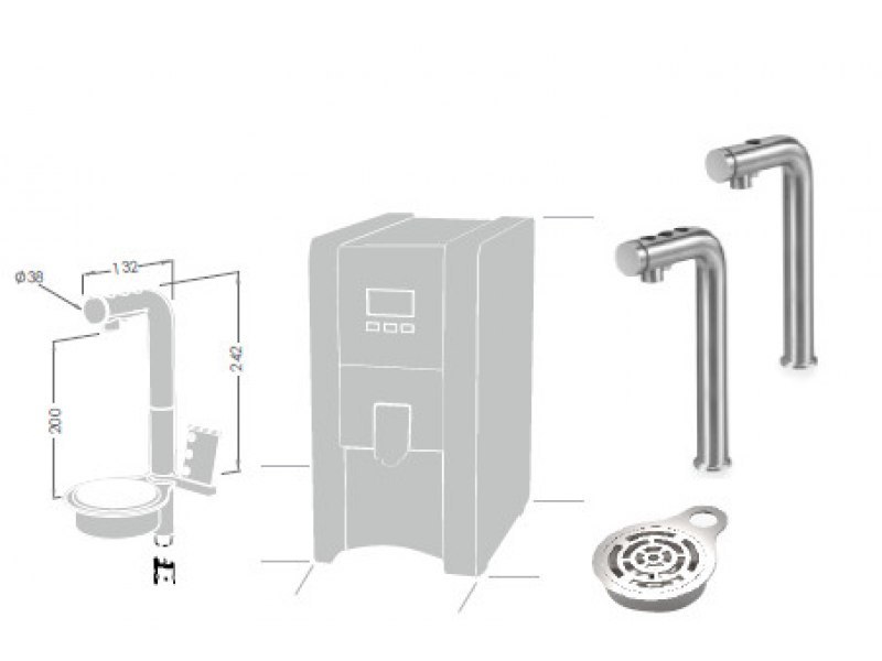 Профессиональный водонагреватель подстоечный MARCO MIX UC3