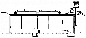 Фритюр конвейерный электрический NILMA FRYMATIC 144