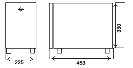 Холодильник КЕ200 с пьедесталом