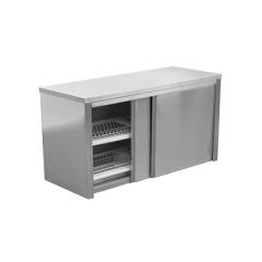 Полка настенная для посуды с дверями купе 6/4