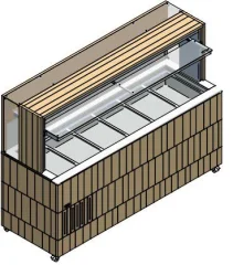 Стол тепловой шведский Enofrigo DOGE WALL BM 2000 свет. дуб