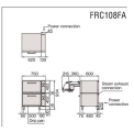 Автоматическая электрическая рисоварка Fujimak FRC108FA профессиональная двухъярусная
