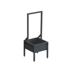 Вешало со сварной ванной ВМ 7/7