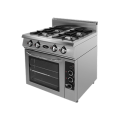 Плита газовая 4-х горелочная с электрической духовкой Ф4ПДГ/800