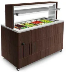 Стол охлаждаемый шведский Enofrigo DOGE ISOLA RF VT 1400 св. дуб