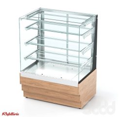 Витрина кондитерская холодильная закрытая (3 полки) RKC22A-MV Crystal 1250x700x1320мм