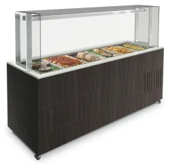 Стол охлаждаемый шведский Enofrigo DOGE SERVITO 2000 RF ВЕНГЕ A1DOGESRF20P/W