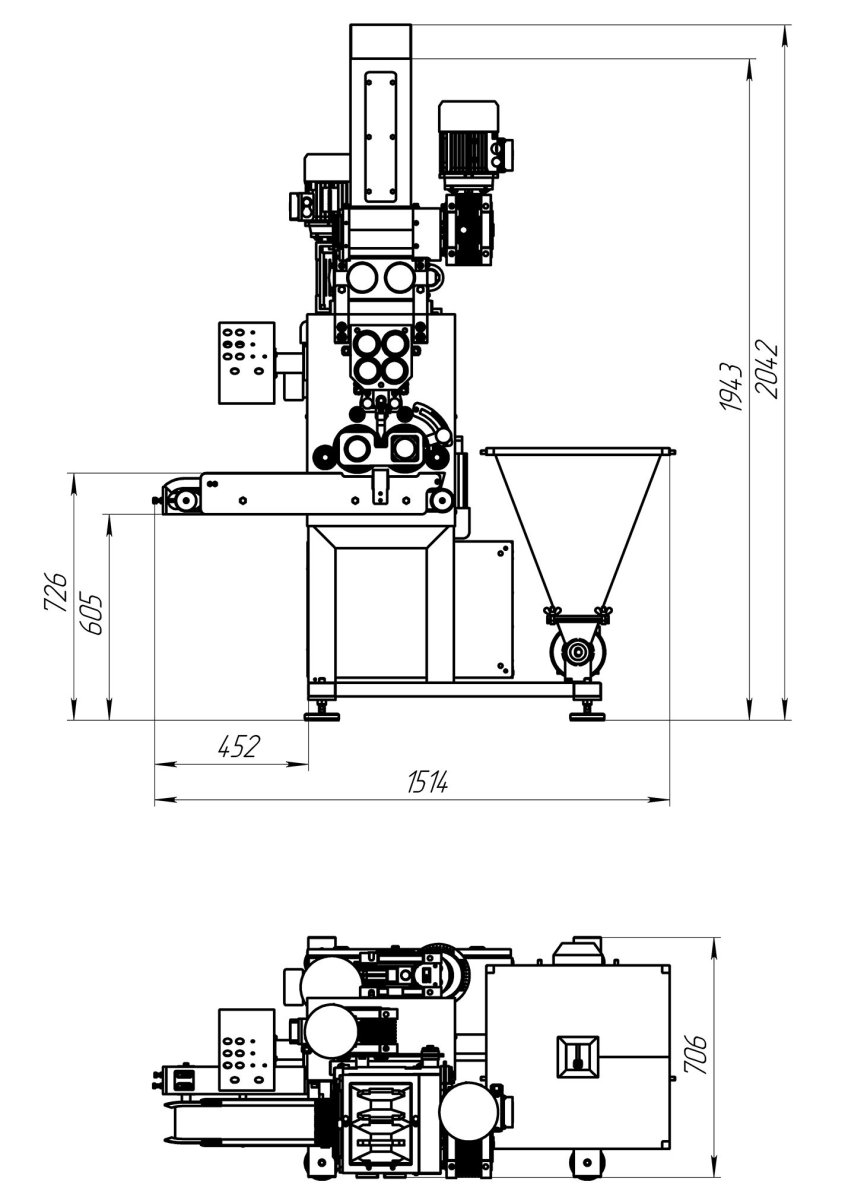 Аппарат для изготовления пельменей и вареников СД-300 OPTI