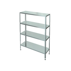 Стеллажи кухонные со сплошными полками