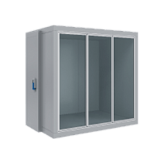 Камера холодильная КХН-5,83 СФ низкотемпературная (-15..-23 °C) со стеклянным фронтом