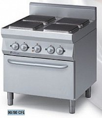 Плита электрическая 4-х конфорочная MODULAR 90/80 CFE с духовым шкафом