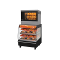 Витрина для самообслуживания с подогревом MDS 86-2 включающая гриль с простым ручным управлением TG 4-M